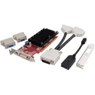 VisionTek Products Radeon 6350 SFF 1GB DDR3 3M DMS59 with 2x DVI-I to VGA Adapter Graphics Cards 900456