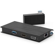 VisionTek VT100 Universal USB 3.0 Portable Dock (HDMI, VGA, Ethernet, SDmicroSD and USB 3.0 Port for PC, MAC, Chrome OS) - 901200