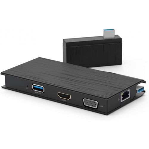  VisionTek VT100 Universal USB 3.0 Portable Dock (HDMI, VGA, Ethernet, SDmicroSD and USB 3.0 Port for PC, MAC, Chrome OS) - 901200