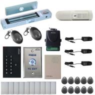 Visionis FPC-5336 One Door Access Control Outswinging Door 300lbs Maglock with VIS-3002 Indoor use only Keypad/Reader Standalone no software em card compatible 500 users Wireless R