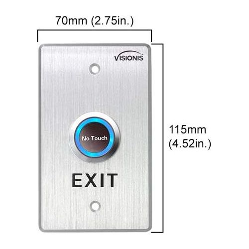  Visionis FPC-6130 Two Door Access Control Time Attendance TCPIP Wiegand Controller Box, Power Supply, Outdoor Waterproof Reader, Software, EM TK4100 Card Compatible 10000 User