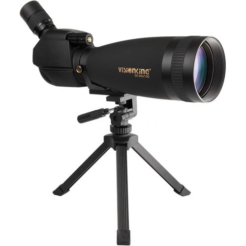  Visionking 30-90x100SS HD Spotting Scope Large Ocular Monoculars Telescope Black