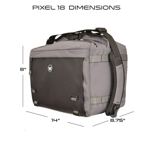  Visiotrek VS-SND Pixel 18 Camera and Video Recorder Shoulder Bag (Sand)