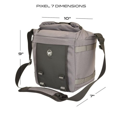  Visiotrek VS-Gry Pixel 7 Camera and Video Recorder Shoulder Bag (Grey)