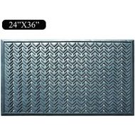 Visit the A1 HOME COLLECTIONS Store A1 HOME COLLECTIONS A1HCSM05 Doormat Heavy Duty Arrows Rubber Mat with Drainage Hole Large 24X36 Commercial, 24 x 36