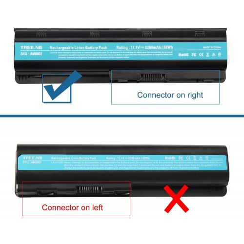  [아마존베스트]AC Doctor INC Replacement Battery for HP Spare 593553-001, HP Compaq Presario CQ32 CQ42 CQ43, HP Pavilion dm4 g4 g6 g7 DV3-4000 DV5-2000 DV6-3000 DV7-6000, COMPAQ 435 436, fits HP MU06 (General