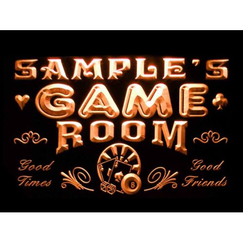  Visit the ADVPRO Store ADVPRO Name Personalized Custom Game Room Man Cave Bar Beer Neon Sign Orange 16x12 inches st4s43-PL-tm-o