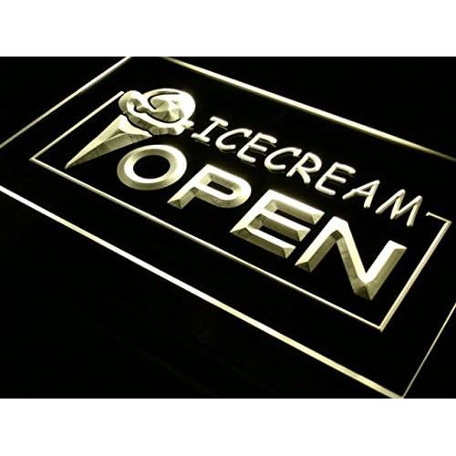  Visit the ADVPRO Store ADVPRO Open Ice-Cream Icecream Ice Cream Ads LED Neon Sign Yellow 12 x 8.5 Inches st4s32-i015-y