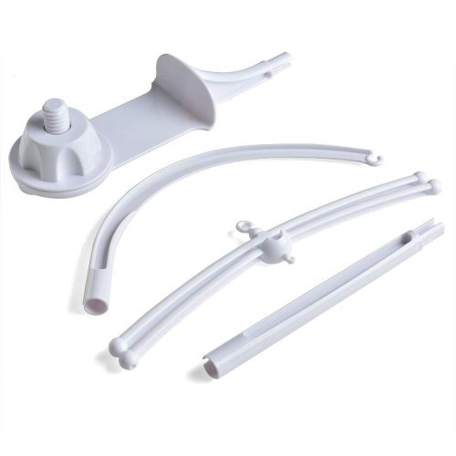  [아마존베스트]AGPTEK AGPtek 28 inch Baby Crib Mobile Bed Bell Holder Music Box Holder Arm Bracket Baby Bed Stent Set Nut Screw