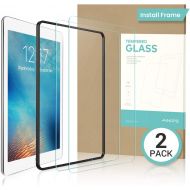 [아마존베스트]AINOPE [2 Pack] iPad 9.7 6th Generation Screen Protector,[Easy Install Frame]Tempered Glass Screen Protector for iPad Pro 9.7/iPad 5/iPad Air 2 -Apple Pencil Compatible/High Defini