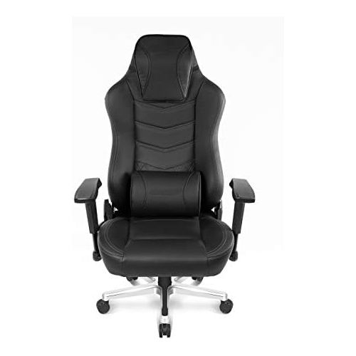  By      AKRacing AKRacing Office Series Onyx Deluxe Executive Real Leather Desk Chair with High Backrest, Recliner, Swivel, Tilt, Rocker & Seat Height Adjustment Mechanisms, 510 Warranty - Black
