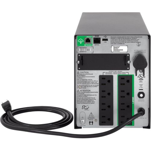  APC UPS 1500VA Smart-UPS with SmartConnect, Pure Sinewave UPS Battery Backup, Uninterruptible Power Supply (SMT1500C)