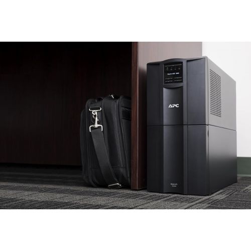  APC UPS 1500VA Smart-UPS with SmartConnect, Pure Sinewave UPS Battery Backup, Uninterruptible Power Supply (SMT1500C)