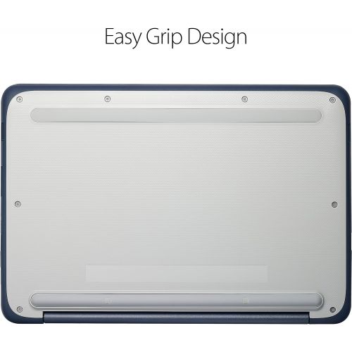 아수스 [아마존베스트]ASUS Chromebook C202SA-YS02 11.6 Ruggedized and Water Resistant Design with 180 Degree (Intel Celeron 4 GB, 16GB eMMC, Dark Blue, Silver)