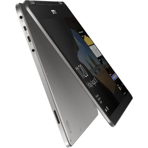 아수스 Asus New ASUS VivoBook 2 in 1 Flip 14 FHD LCD Touchscreen Laptop Computer, Intel Pentium N5000 up to 2.7GHz, 4GB LPDDR4, 64GB eMMC, Bluetooth, Webcam, Micro HDMI, Fingerprint Reader, Wi