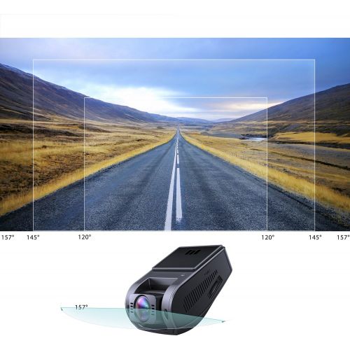  [아마존 핫딜] AUKEY 4K Dash Cam 2880 x 2160P Car Camera with Supercapacitor and 6-Lane Lens Dash Camera for Cars with HDR, Loop Recording, G-Sensor, Motion Detection and 2 Ports USB Car Charger