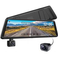 [아마존베스트]AUTO-VOX AUTO VOX A1 Uber Stream Media Mirror Dash Cam,The 3-in-1 Rear View Mirror,1080P Rotating Front or Inside Dash Camera,720P AHD Waterproof Backup Camera with Parking Mode,Loop Record