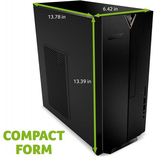 에이서 [아마존베스트]Acer Aspire TC-885-ACCFLi3O Desktop, 8th Gen Intel Core i3-8100, 8GB DDR4 + 16GB Optane Memory, 1TB HDD, 8X DVD, 802.11ac WiFi, Windows 10 Home