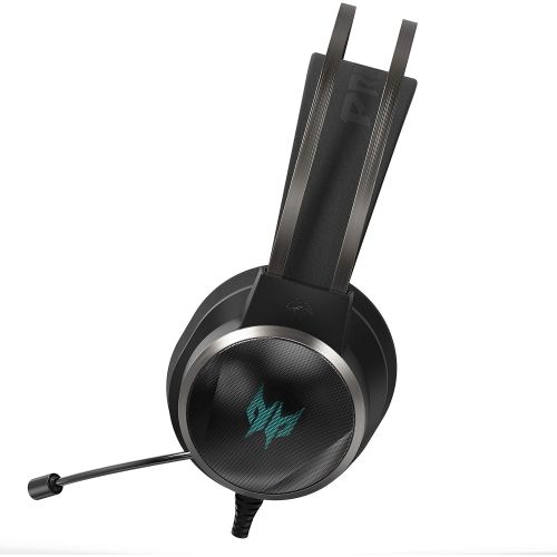 에이서 Acer Predator Galea 500 Gaming Headset, EQ Controller, 3D soundscape Technology, Virtual 7.1 Surround Sound and Gyro Sensor Built-in for Best VR Experience