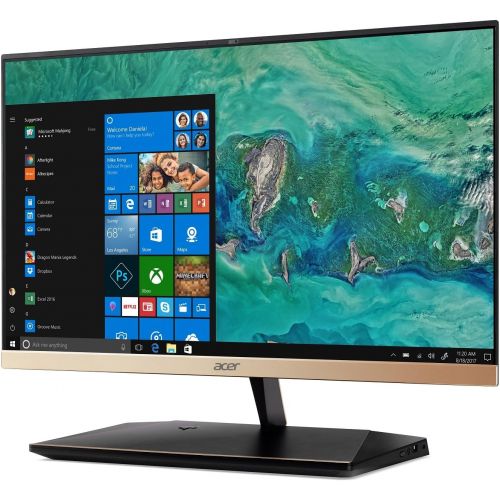 에이서 Acer Aspire S24-880-UR13 AIO Desktop, 23.8 Full HD, Intel Core i5-8250U, 24GB Total Memory (16GB Optane Memory & 8GB DDR4), 1TB HDD, Windows 10 Home