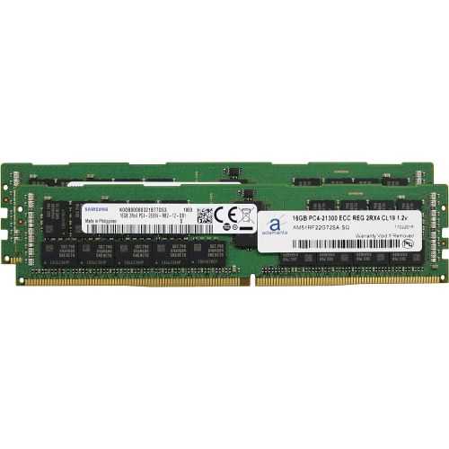 Adamanta 32GB (2x16GB) Server Memory Upgrade for Dell Poweredge M640 Server Blade DDR4 2666MHZ PC4-21300 ECC Registered Chip 2Rx4 CL19 1.2v DRAM RAM