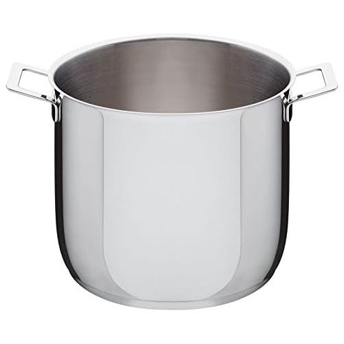  A Di Alessi,AJM10024 POTS & PANS, Stockpot in 1810 stainless steel mirror polished,9 qt 10 oz