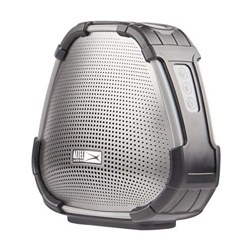  Altec Lansing VersA Smart Portable Bluetooth Speaker with Amazon Alexa Voice Assistant, Black and Silver