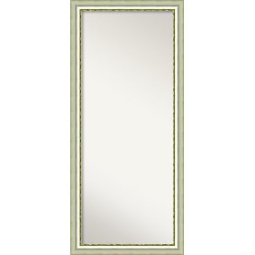  Visit the Amanti Art Store Amanti Art Vegas Burnished Silver Floor/Leaner Mirror, Full Length