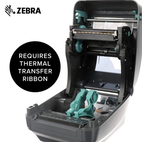  [아마존베스트]Amazon Renewed Zebra - GX430t Thermal Transfer Desktop Printer for Labels, Receipts, Barcodes, Tags, and Wrist Bands - Print Width of 4 in - USB, Serial, Parallel, and Ethernet Connectivity (Rene