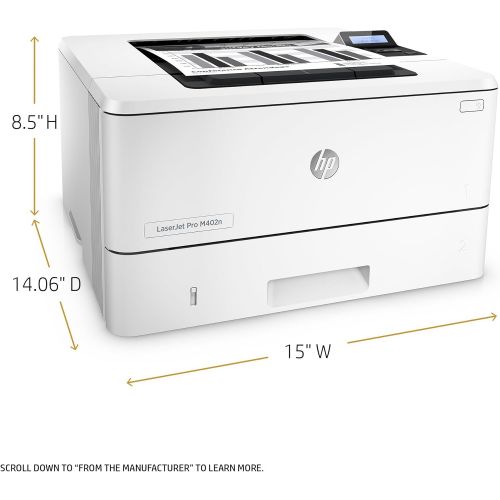 에이치피 [아마존베스트]HP Laserjet Pro M402n Monochrome Printer, (C5F93A) (Renewed)