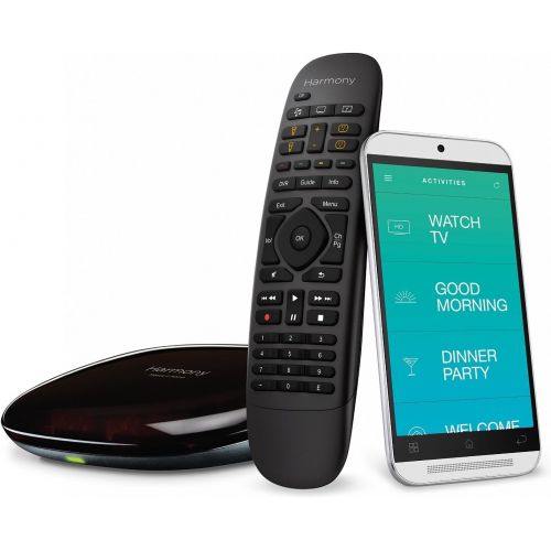 로지텍 Logitech Harmony 950 Advanced IR Remote Control, Black (Certified Refurbished)