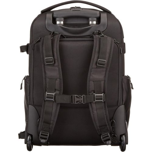  [아마존 핫딜]  [아마존핫딜]AmazonBasics Convertible Rolling Camera Backpack Bag - 15 x 22 x 10 Inches, Black