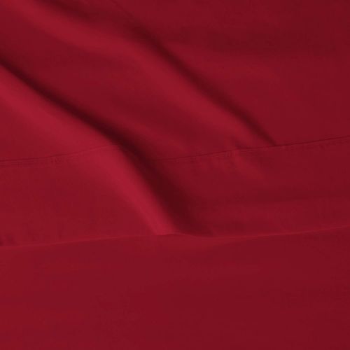  [아마존핫딜][아마존 핫딜] AmazonBasics Lightweight Super Soft Easy Care Microfiber Sheet Set with 16 Deep Pockets - Queen, Burgundy