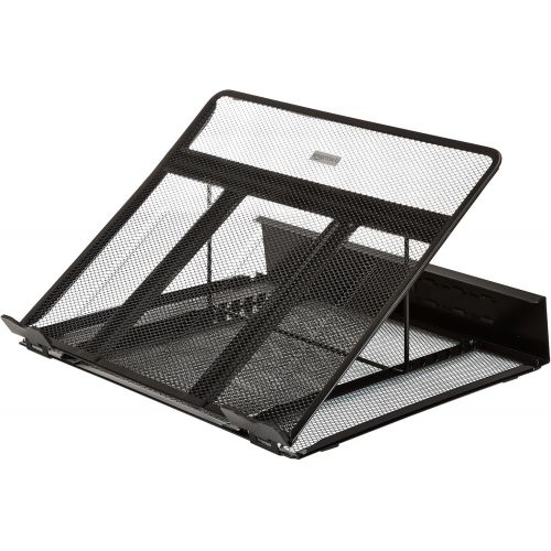  [아마존베스트]AmazonBasics Ventilated Adjustable Laptop Computer Holder Desk Stand