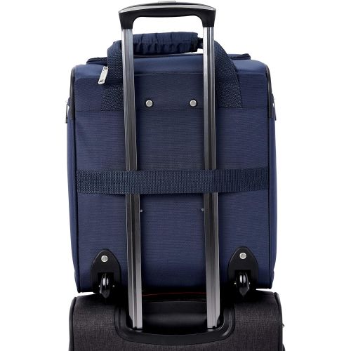  Visit the AmazonBasics Store AmazonBasics Large Underseat Spinner Luggage Suitcase with Wheels