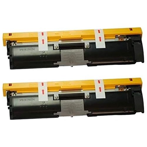  Amsahr 1710587-004 Minolta 1710587-004 Remanufactured Replacement Toner Cartridge with Two Black Cartridges