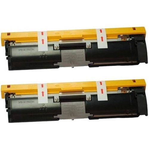  Amsahr 1710587-004 Minolta 1710587-004 Remanufactured Replacement Toner Cartridge with Two Black Cartridges