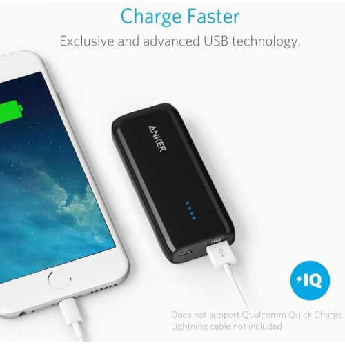 앤커 [아마존 핫딜]  [아마존핫딜]Anker Astro E1 5200mAh Candy bar-Sized Ultra Compact Portable Charger (External Battery Power Bank) with High-Speed Charging PowerIQ Technology