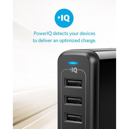 앤커 [아마존 핫딜] [아마존핫딜]Anker 40W 4-Port USB Wall Charger with Foldable Plug, PowerPort 4 for iPhone XS/XS Max/XR/X/8/7/6/Plus, iPad Pro/Air 2/Mini 4/3, Galaxy/Note/Edge, LG, Nexus, HTC, and More