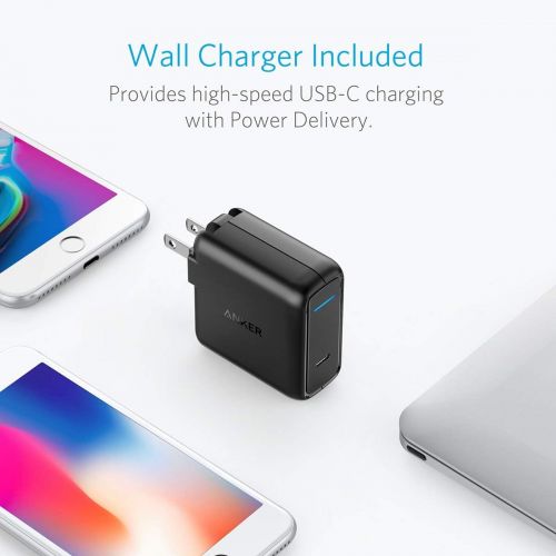 앤커 [아마존핫딜][아마존 핫딜] Anker PowerCore Speed 20000 Pd, 20100mAh Portable Charger & 30W Power Delivery Charger Bundle, Input & Output Type C Power Bank for MacBook Air/Ipad Pro 2018, iPhone 11/ Pro/X, Mac