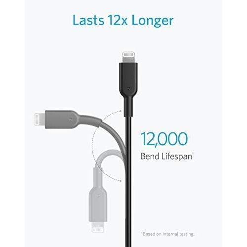 앤커 [아마존 핫딜] [아마존핫딜] Anker PowerLine II USB C auf Lightning Kabel, 90cm lang, Apple MFi-Zertifiziert, fuer iphone 11/11 Pro/11 Pro max/X /XS/XR/XS Max/8 / 8 Plus, fuer Typ-C Ladegerate, Unterstuetzt Power