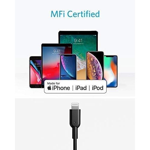 앤커 [아마존 핫딜] [아마존핫딜] Anker PowerLine II USB C auf Lightning Kabel, 90cm lang, Apple MFi-Zertifiziert, fuer iphone 11/11 Pro/11 Pro max/X /XS/XR/XS Max/8 / 8 Plus, fuer Typ-C Ladegerate, Unterstuetzt Power