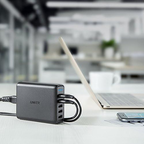 앤커 [아마존 핫딜] [아마존핫딜]Anker PowerPort Speed 5, 63W 5 Port USB Ladegerat, Netzteile mit Quick Charge 3.0 & Power IQ fuer Samsung Galaxy S8 / S7 / S6 / Edge / Plus / Note, iPhone, iPad, LG, Nexus, HTC usw.