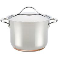 Anolon Nouvelle Copper Stainless Steel 6.5-Quart Covered Stockpot