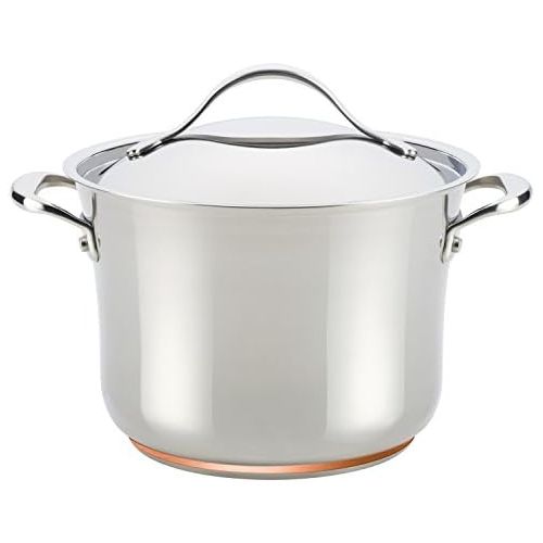  Anolon Nouvelle Copper Stainless Steel 6.5-Quart Covered Stockpot