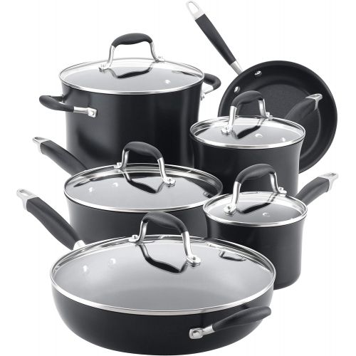  Anolon Advanced Bronze Hard-Anodized Nonstick 11-Piece Cookware Set