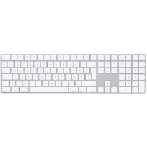 애플 Apple Magic Keyboard with Numeric Keypad (Wireless, Rechargable) (Spanish) - Silver