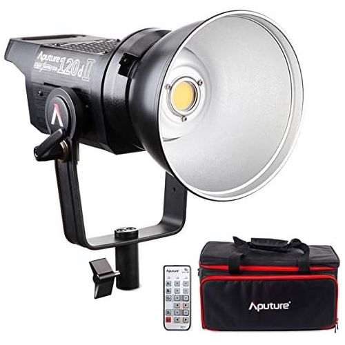  Aputure LS C120d 120D II Updated Daylight 180W LED Continuous V-Mount Video Light CRI96+ TLCI97+ 30,000lux@0.5m Bowens Mount Dual Power Supply 2.4G Remote Control