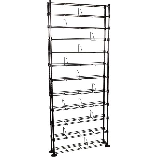  Atlantic Maxsteel 12 Tier Steel Wire Shelving for 864 CD450 DVDBluRayGames Media Silver