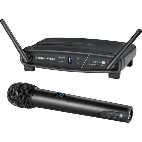 오디오테크니카 Audio-Technica ATW-1102 System 10 Digital Wireless Handheld Microphone Set with GM-1W Mobile Pack & 4-Hour Rapid Charger Kit